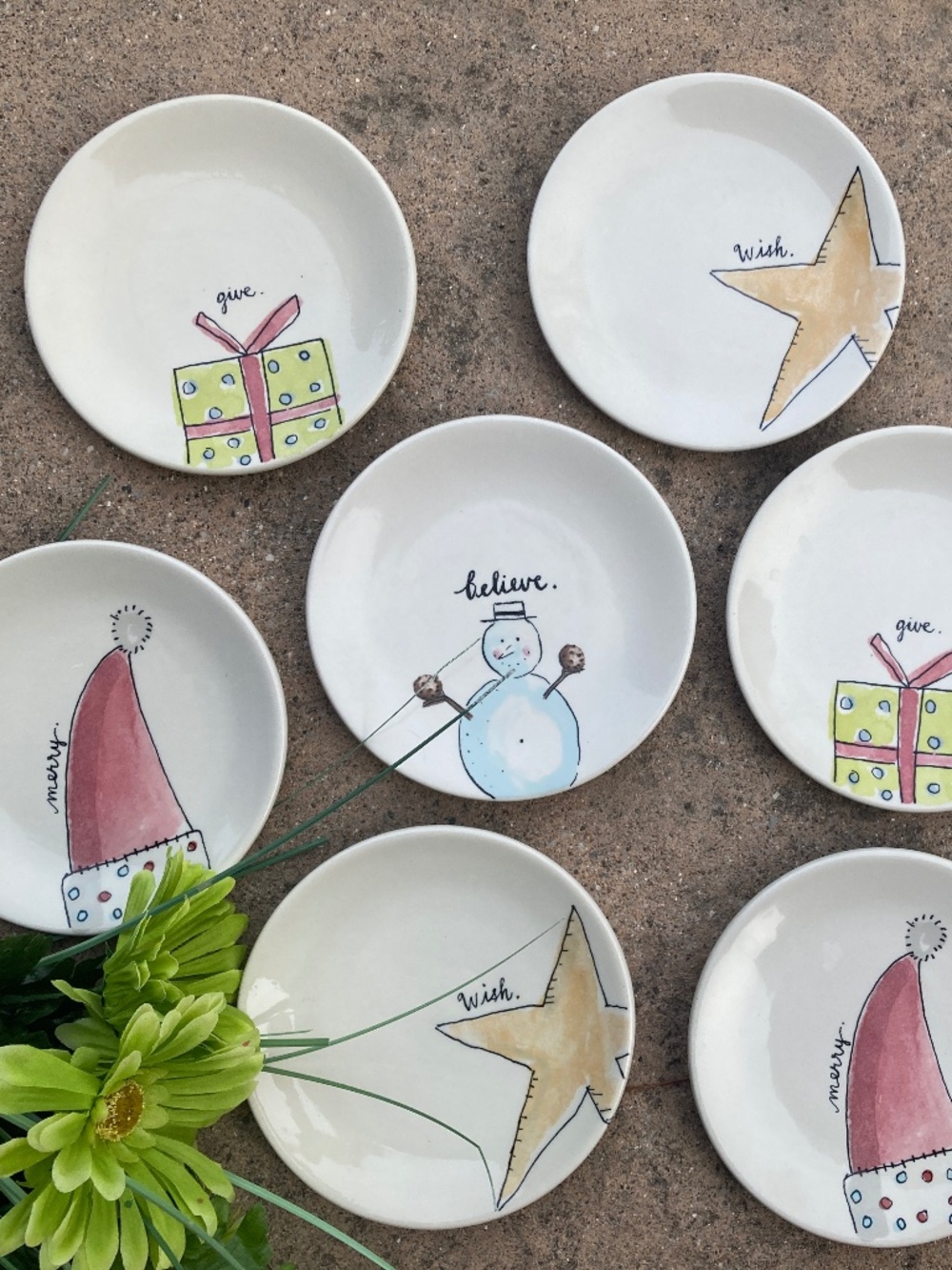 Christmas Side Plates